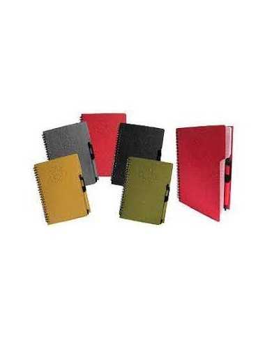 Libreta Ecologica Colores con Lapicero