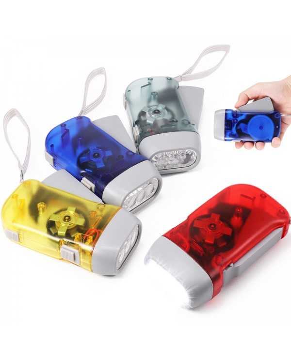 Linterna dinamo manual