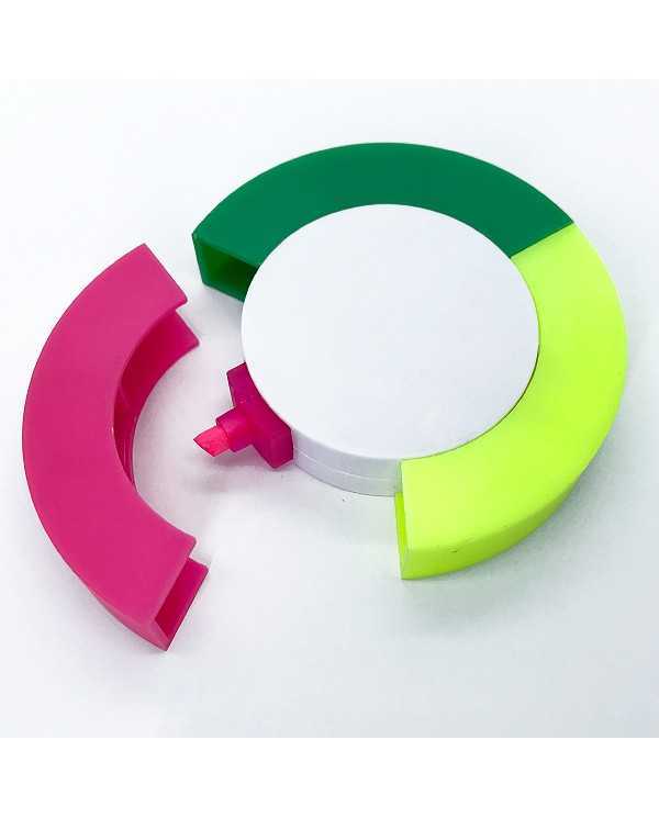 Resaltador en forma de circulo