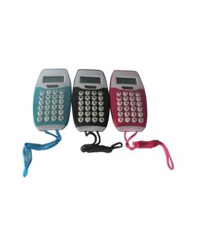 Calculadora de plastico con sujetador