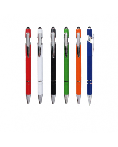 Lapicero Plateado Brillante Touch