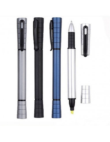 Lapicero resaltador plastico