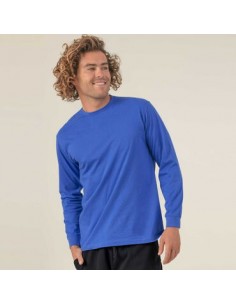 Polo Manga Larga AlgodÃ³n 20/1 Cuello Redond