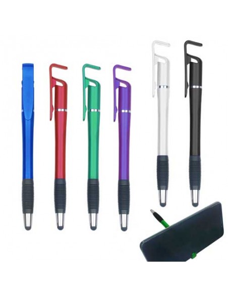 Lapicero con soporte celular y touch